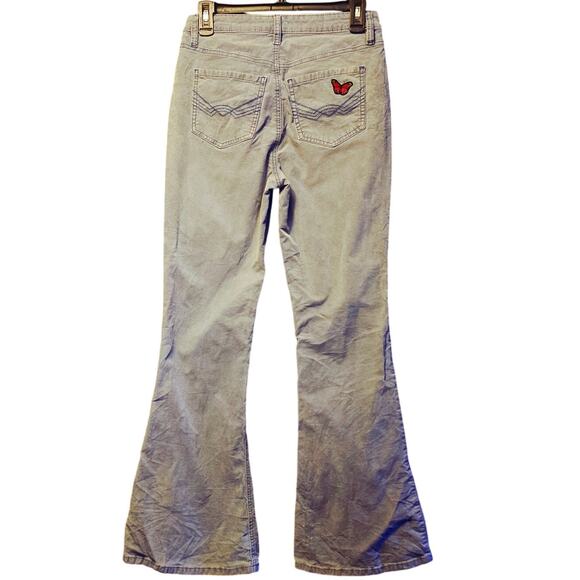 Idyllwind Miranda Lambert corduroy flare butterfly patch pants size 6 - Picture 2 of 5